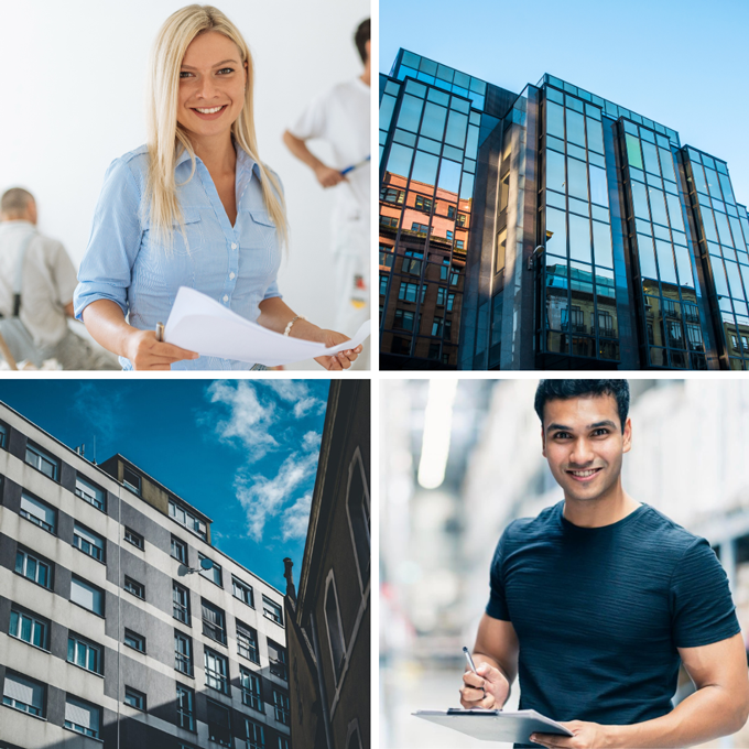 Chelton Brown professional block management services in Northampton and Daventry featuring residential buildings and property managers.