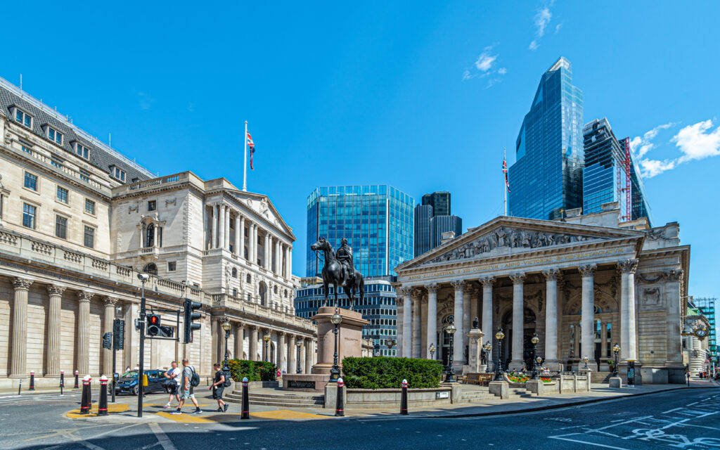 Bank of England and Royal Exchange cityscape for Autumn Budget 2025 property market news from Chelton Brown.